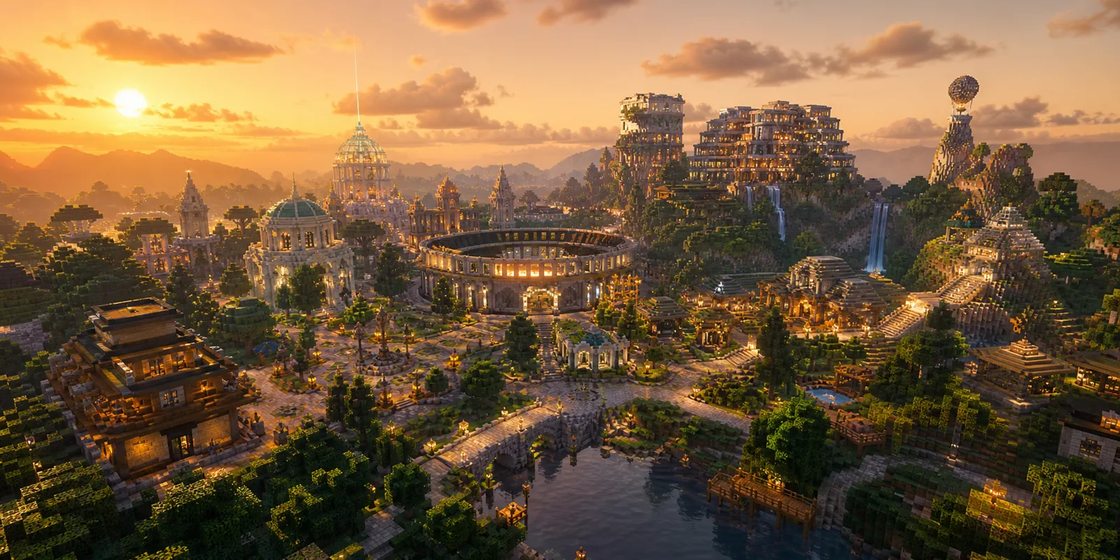 Panorama des expériences Minecraft